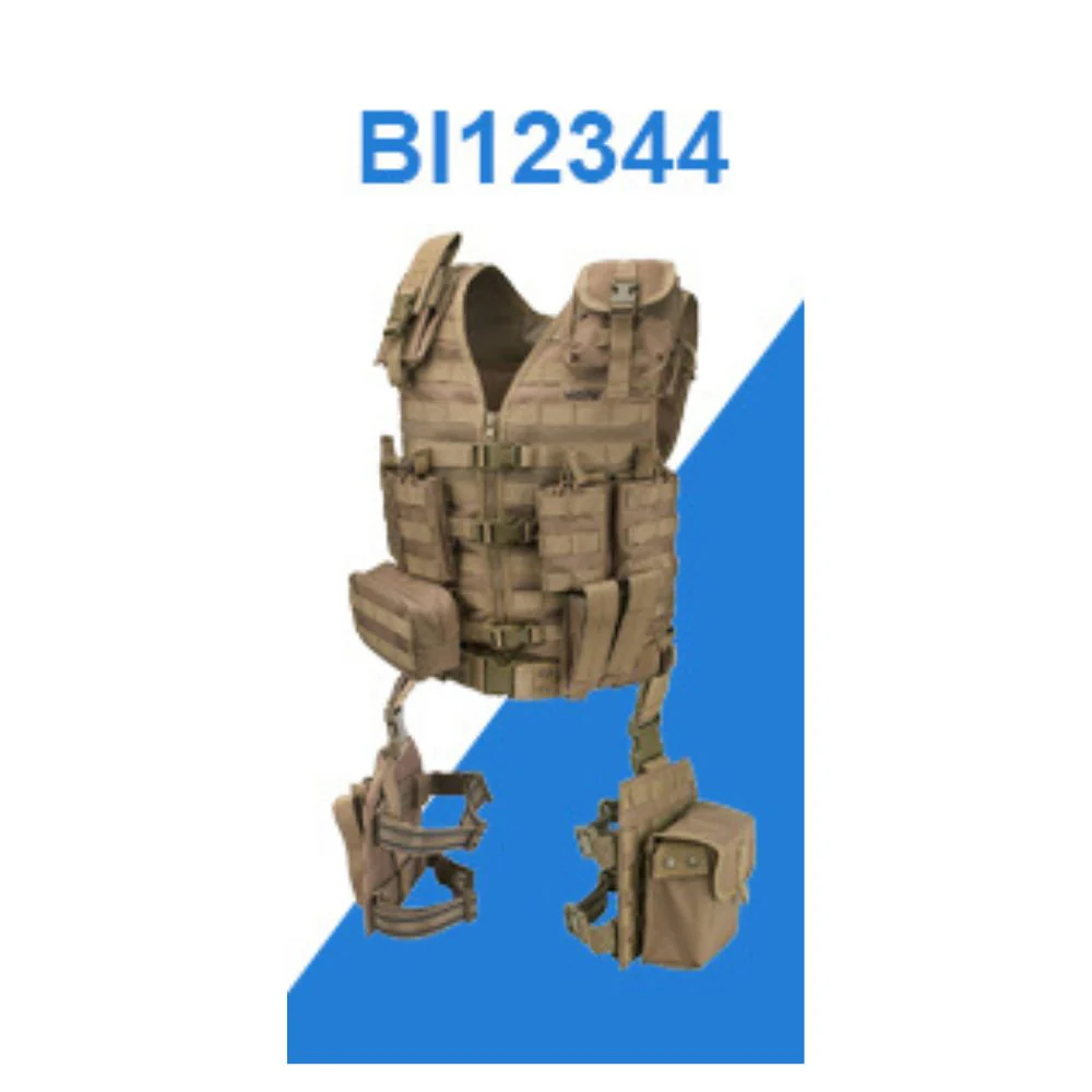 Barska Loaded Gear VX-100 Tactical Vest and Leg Platforms (Flat Dark Earth) | BAR-BI12344 - Image 3