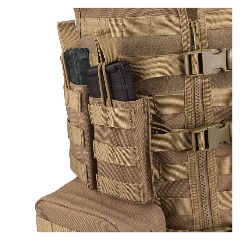 Barska Loaded Gear VX-100 Tactical Vest and Leg Platforms (Flat Dark Earth) | BAR-BI12344 - Image 8