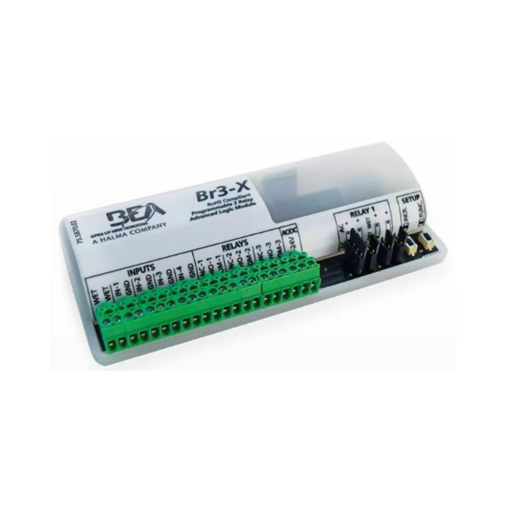 BEA BR3-X Programmable 3-Relay Logic Module | BEA-10BR3X