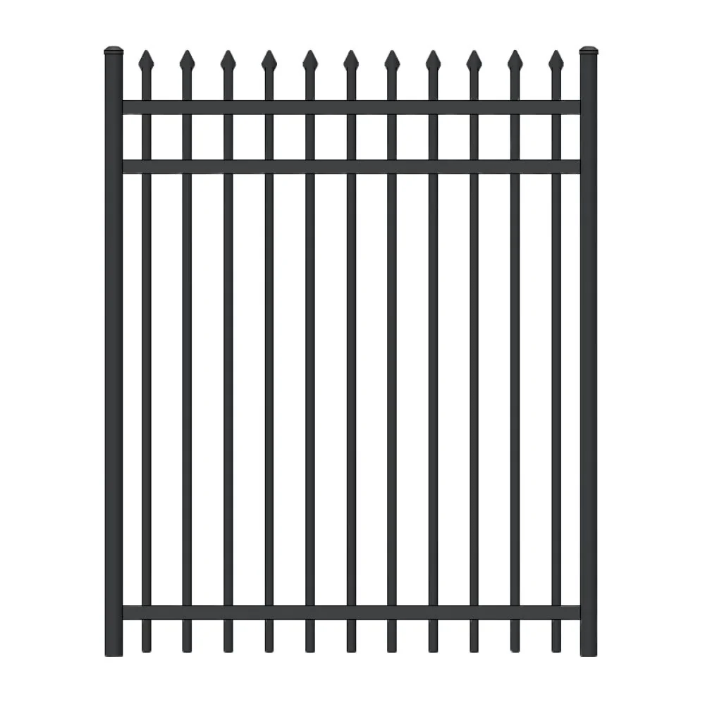 Commercial Walk Gate 3.5’ H x 3’ W Aluminum Maine Style - iDeal (Black)