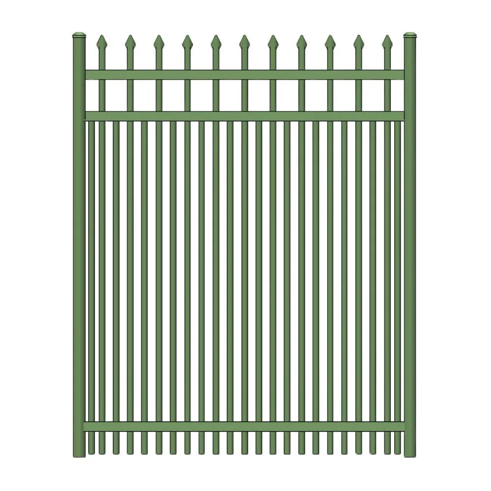 Commercial Walk Gate 5’ H x 5’ W Aluminum Maine Style - iDeal (Green) - Image 3