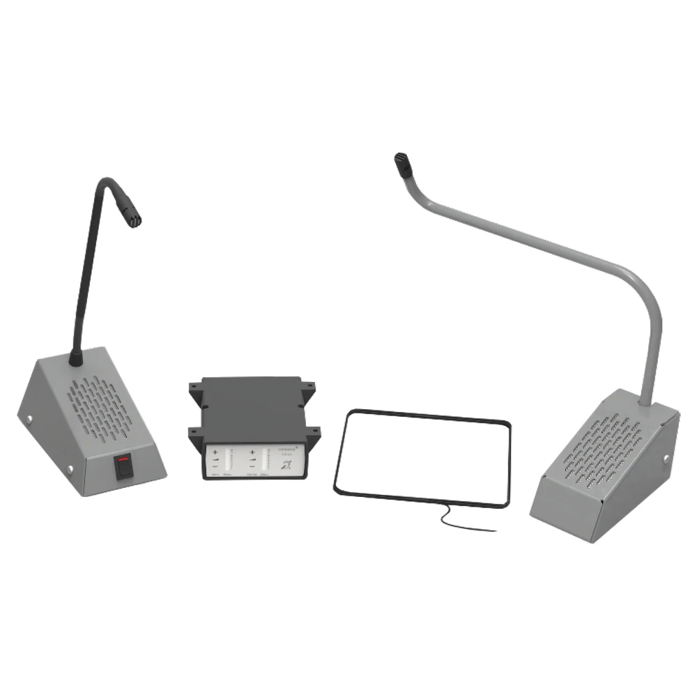 Contacta STS-K035 Curved Microphone Window Intercom Kit - Image 2
