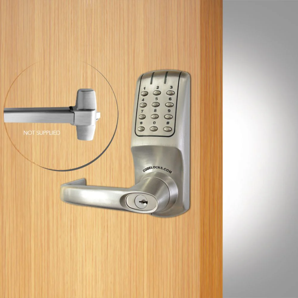 D&D Technologies CodeLocks CL5000 Panic Access Kit - Brushed Steel