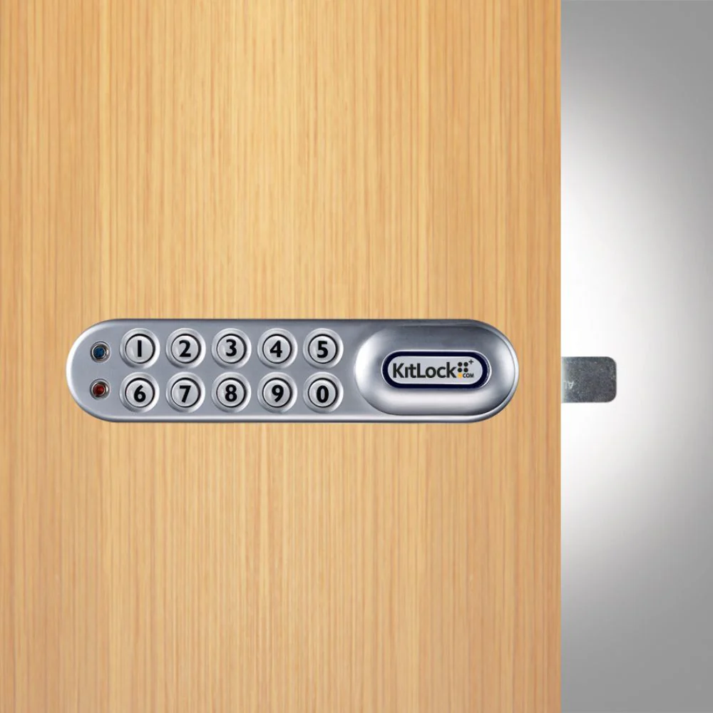 D&D Technologies CodeLocks KL1000 Classic+ KitLock Locker Lock - Silver Gray - Image 3