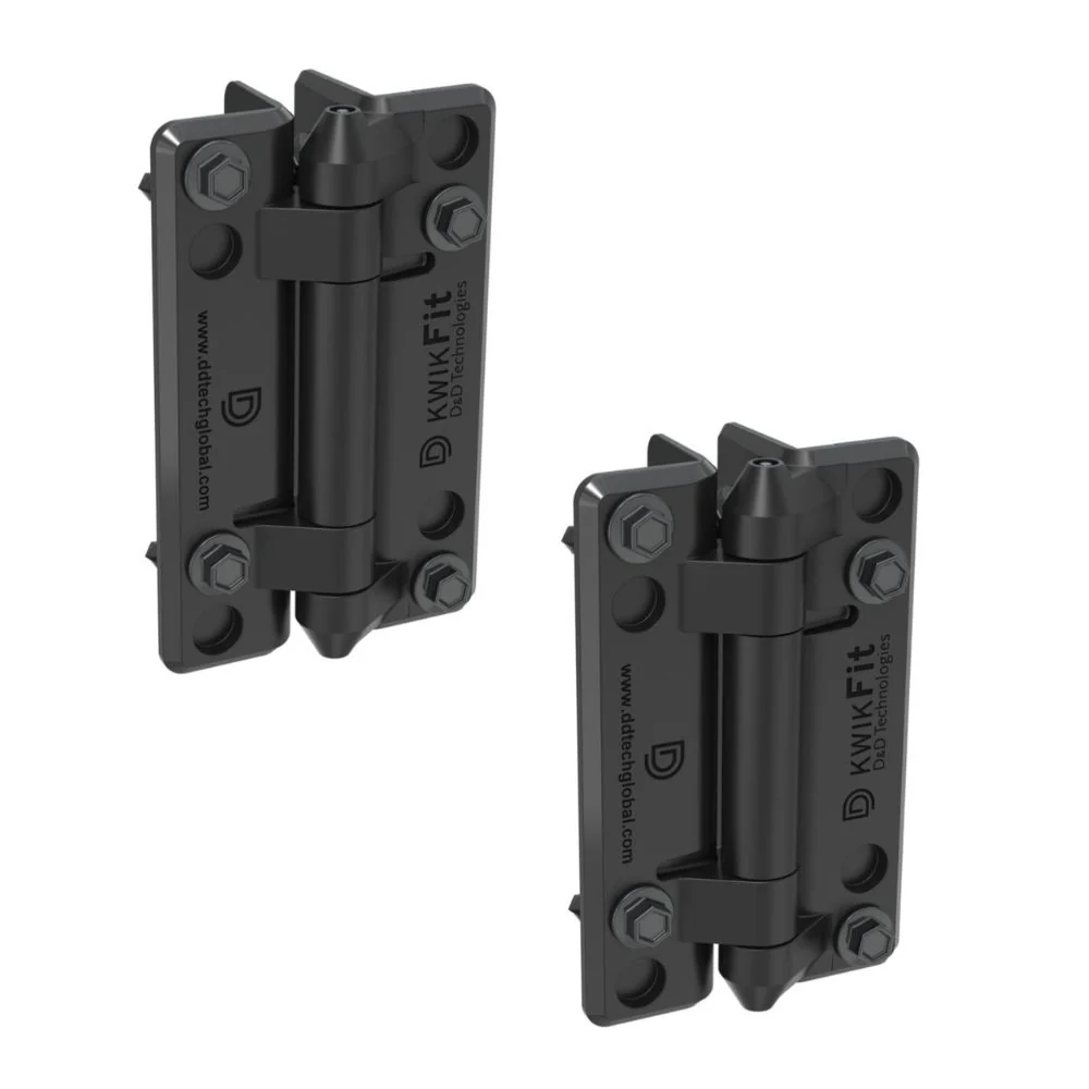 D&D Technologies KwikFit General Purpose Polymer Non-Closing Hinge | DND-KF3P