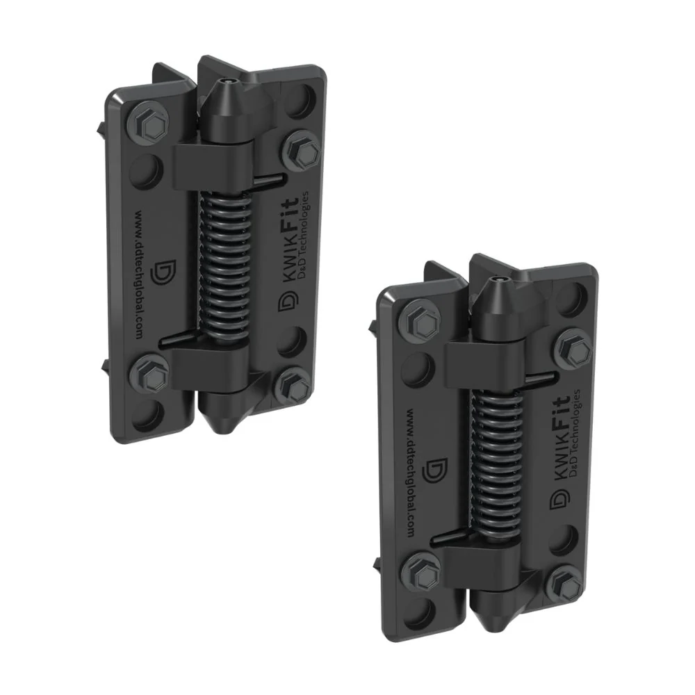 D&D Technologies KwikFit General Purpose Polymer Self-Closing Hinge | DND-KF3S