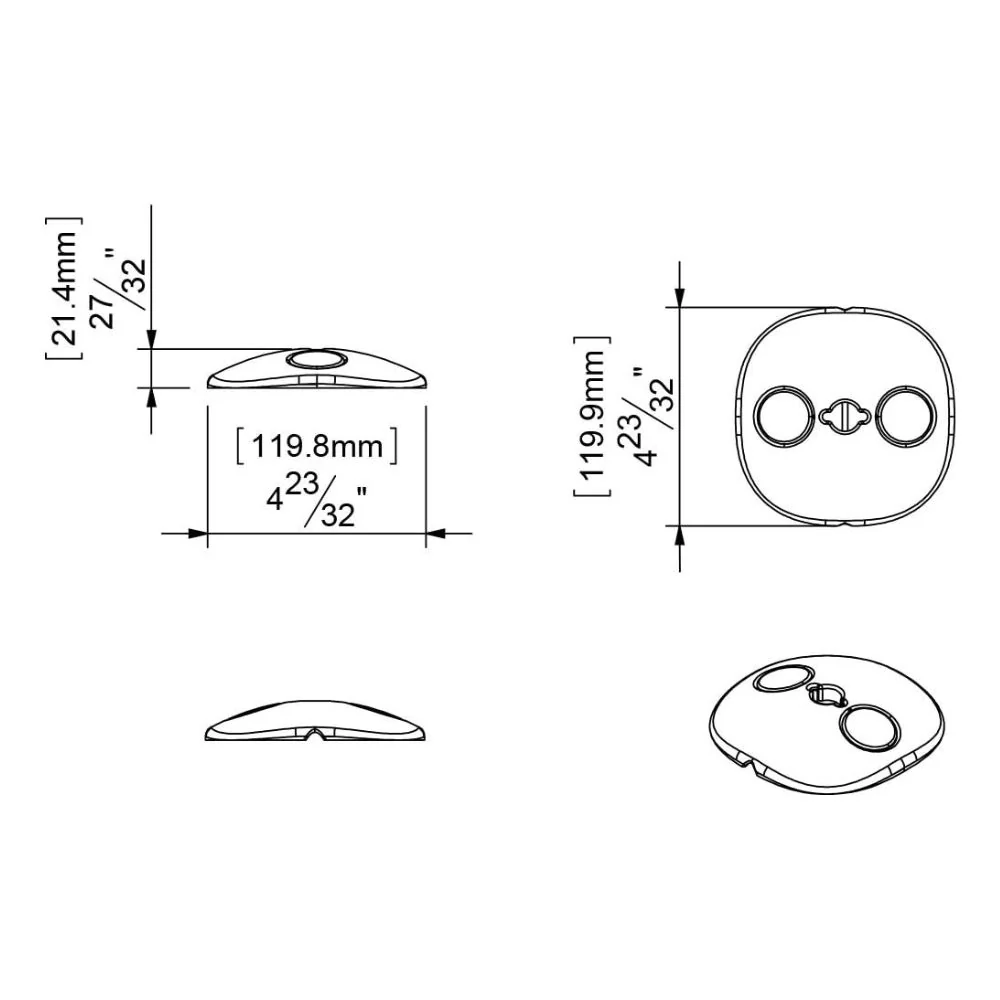 D&D Technologies LokkBolt Base Plate for LokkBolt Premium Drop Bolts | DND-LBBPBG - Image 3