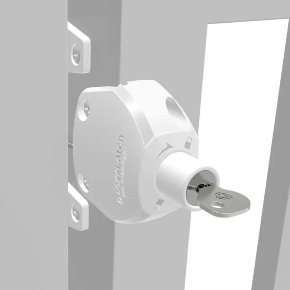 D&D Technologies LL3BW LokkLatch Series 3 EAB Kit Only (White) | DND-LL3BW
