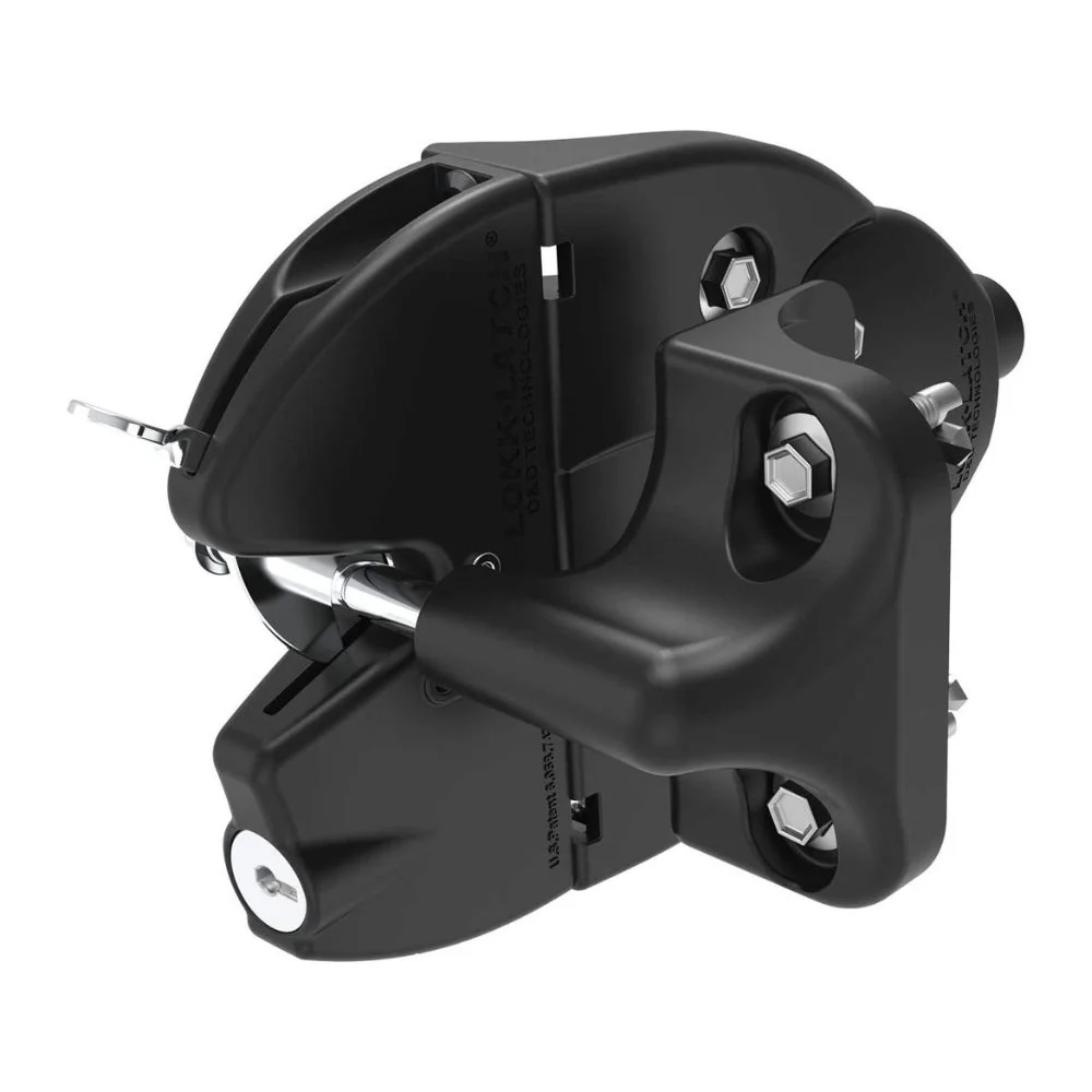 D&D Technologies LokkLatch Round Post Latch + EAK (Black) | DND-LLABRND - Image 3