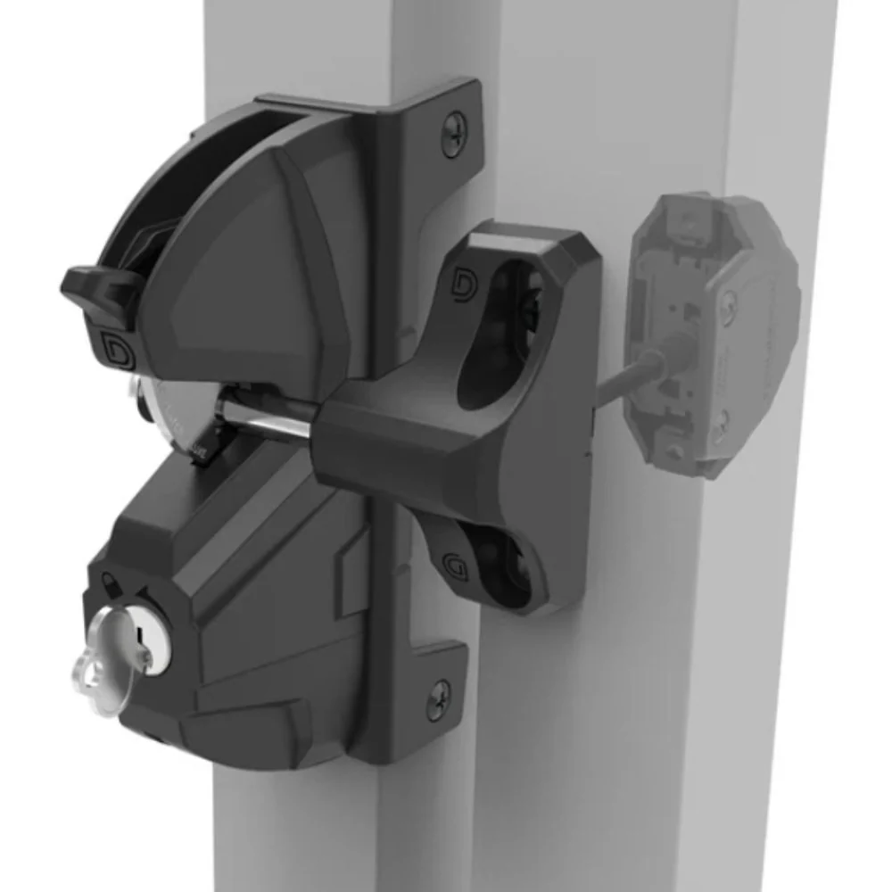 D&D Technologies LokkLatch Deluxe Series 3 Keyed-Different (Black) | DND-LLD3KD