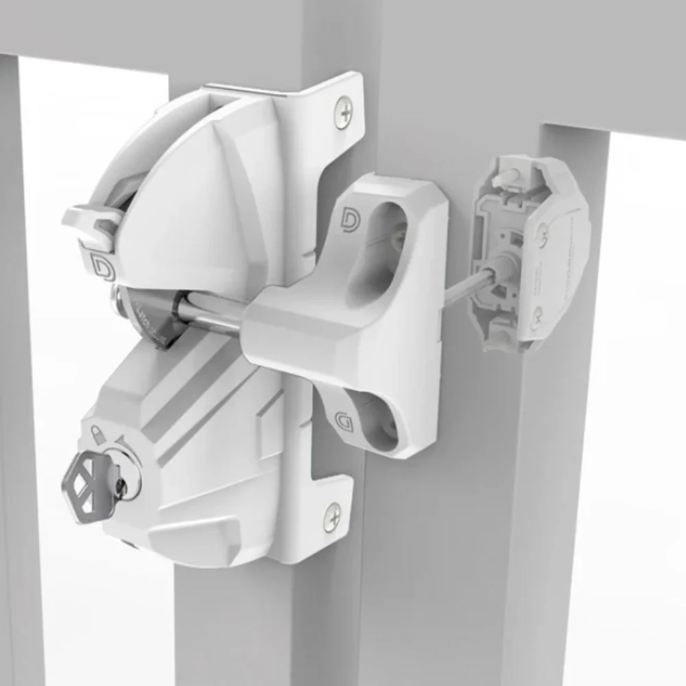 D&D Technologies LokkLatch Deluxe Series 3 Keyed-Different (White) | DND-LLD3KDWT