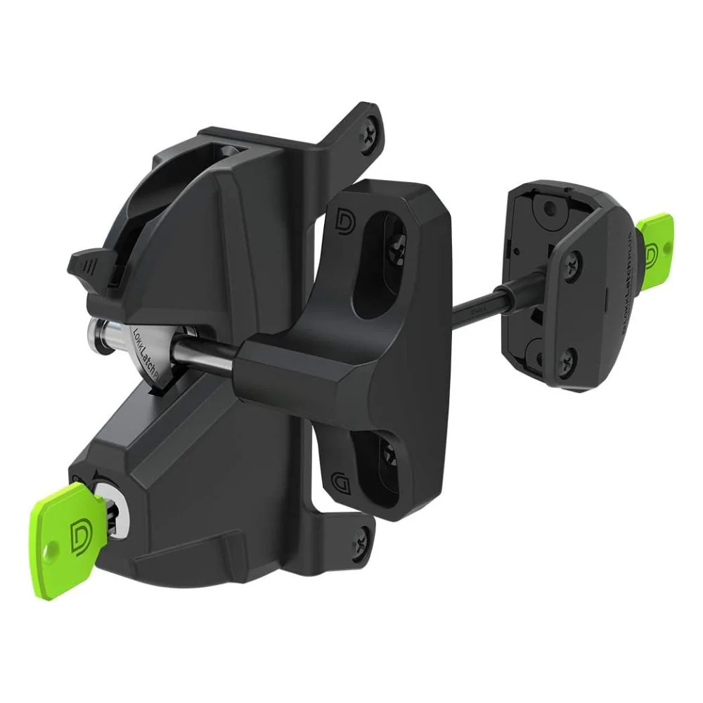 D&D Technologies LokkLatch Plus Locking Privacy Gate Gravity Latch