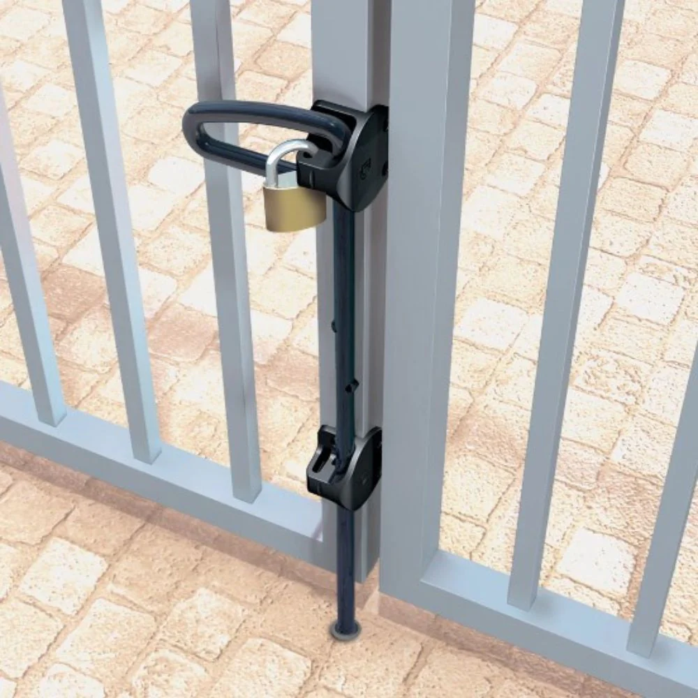 D&D Technologies Q-Bolt Drop Bolt for Metal Gates (Black) - Image 3