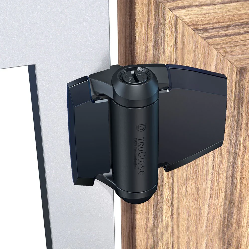 D&D Technologies TruClose Regular Self-Closing Metal-to-Wood Hinge (Black) | DND-TCA2S3BT - Image 4