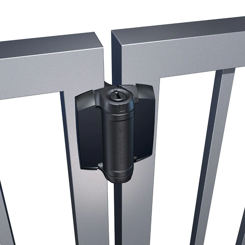 D&D Technologies TruClose 1 Leg Heavy Duty Self-Closing Hinge for Metal Gates (Black) | DND-TCHD1AL1S3BT - Image 3
