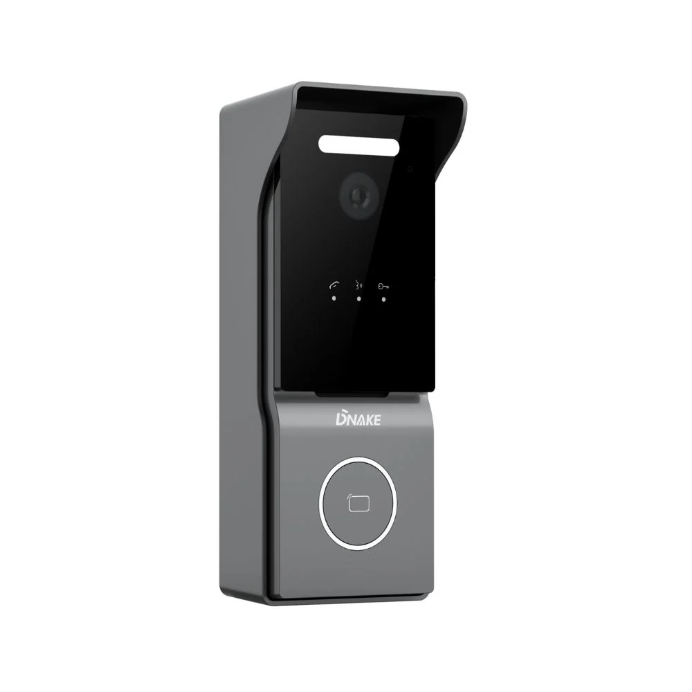 DNAKE C112A Wired Smart WiFi Video Doorbell with Key Fob Reader, 1080P HD Camera, Bluetooth, PoE or 12V, Surface Mount with 5 App License - Image 3