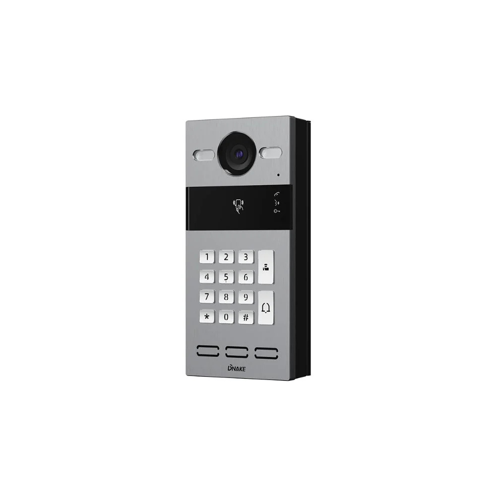 DNAKE S213K Smart Intercom System with Physical Keypad, Weatherproof, Cloud-Based, PoE or 12V, Surface Mount with 5 App License