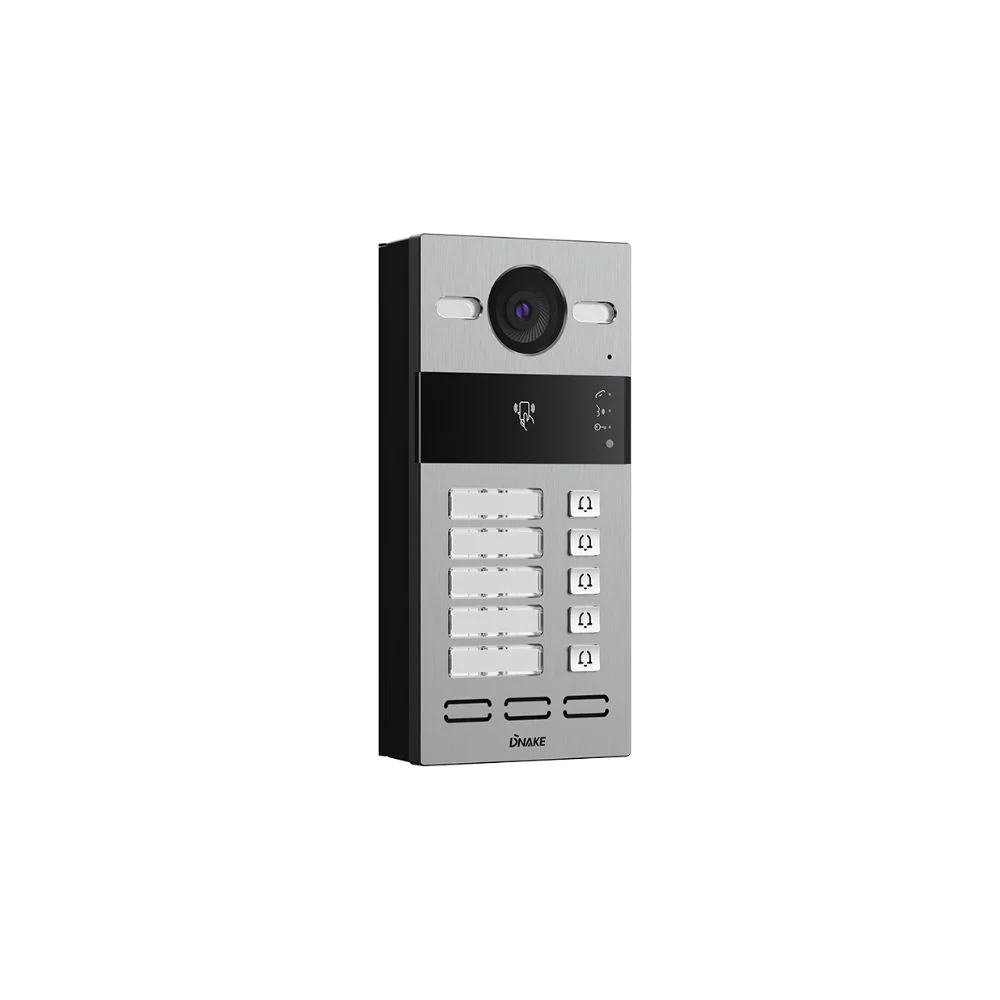 DNAKE S213M-5 Smart Intercom System with 5 Name Plate Call Buttons, Weatherproof, Cloud-Based, PoE or 12V, Surface Mount with 5 App License - Image 2
