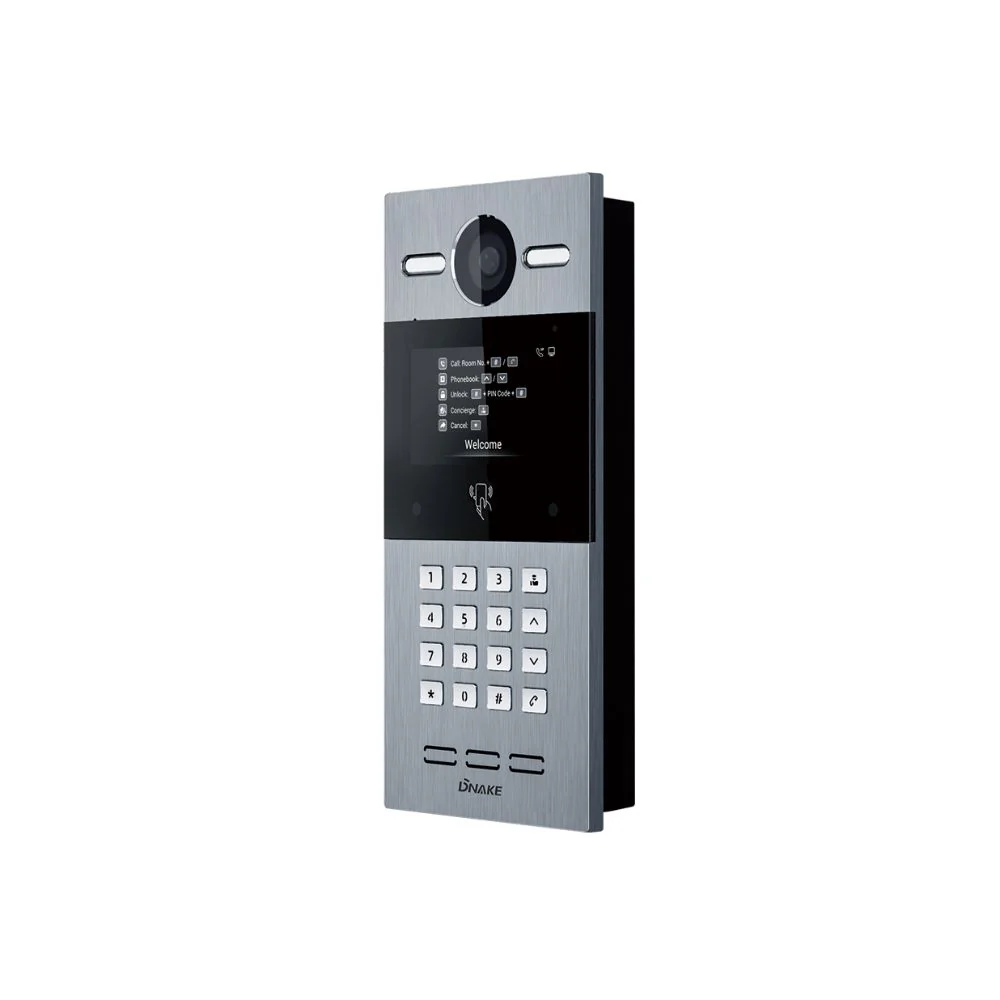 DNAKE S215 Smart Intercom System with 4.3" Screen and Physical Keypad, Weatherproof, Cloud-Based, PoE or 12V,Surface Mount with 5 App License