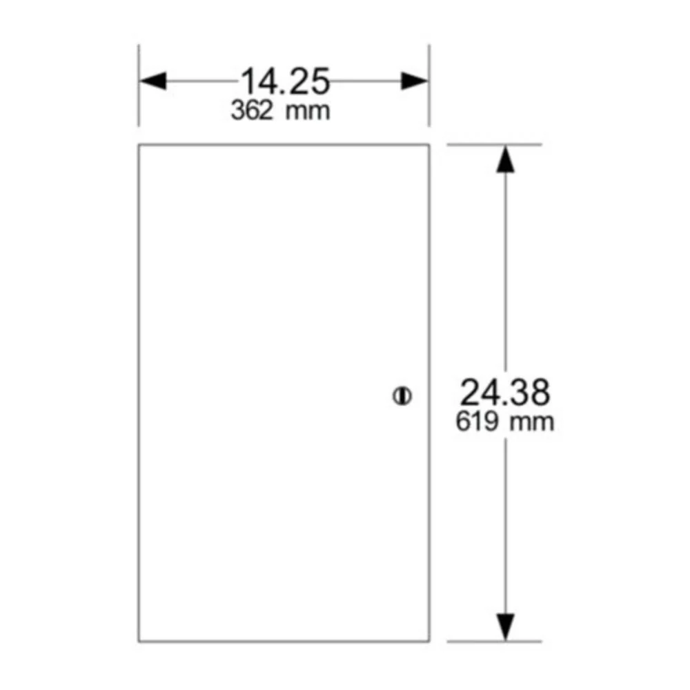 Doorking Large Utility Box - Metal Lockable | DKS-0102-081
