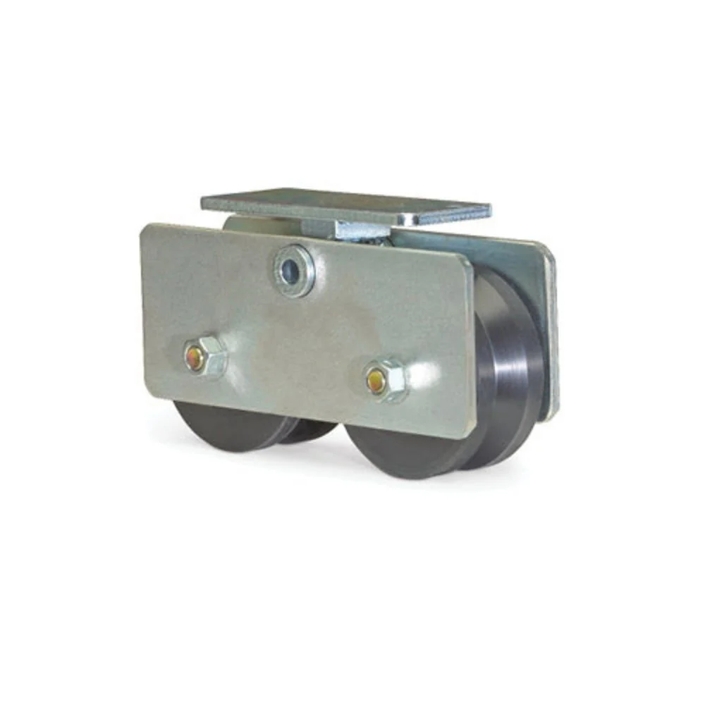 Doorking 4" Tandem Steel Wheel Assembly | DKS-1201-010