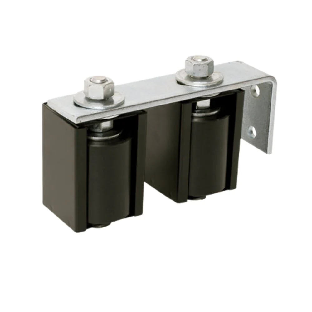 Doorking 3 Inch UHMW Dual Guide Roller Double Pinch Guarded Assembly | DKS-1204-122