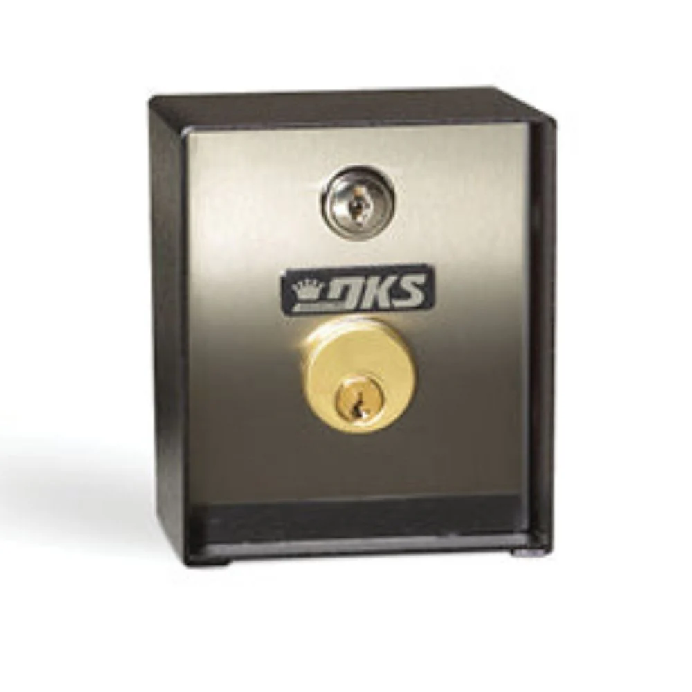 Doorking Key Switch Mortise Cylinder with Momentary Contact Switch Surface Mount | DKS-1207-080