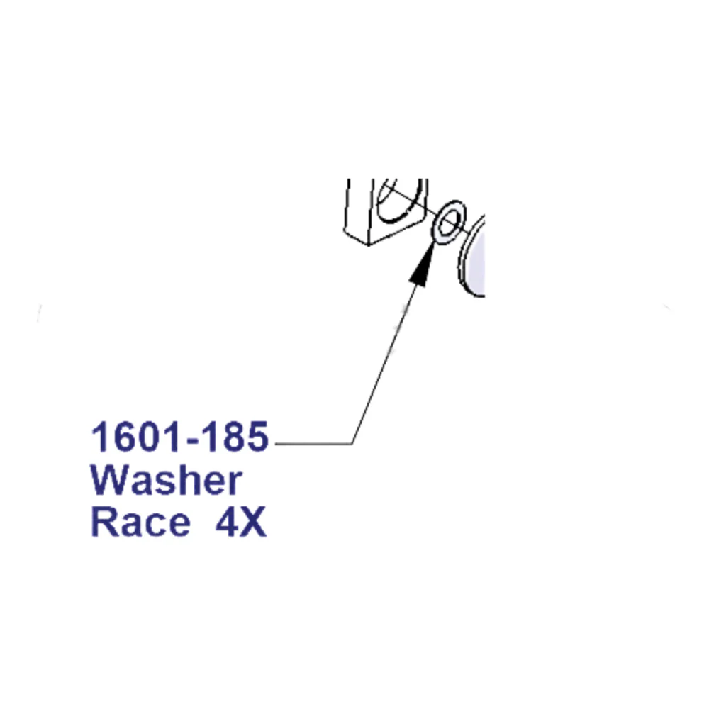 Doorking Washer Race .515 Inch ID x .875 Inch OD CH | DKS-1601-185