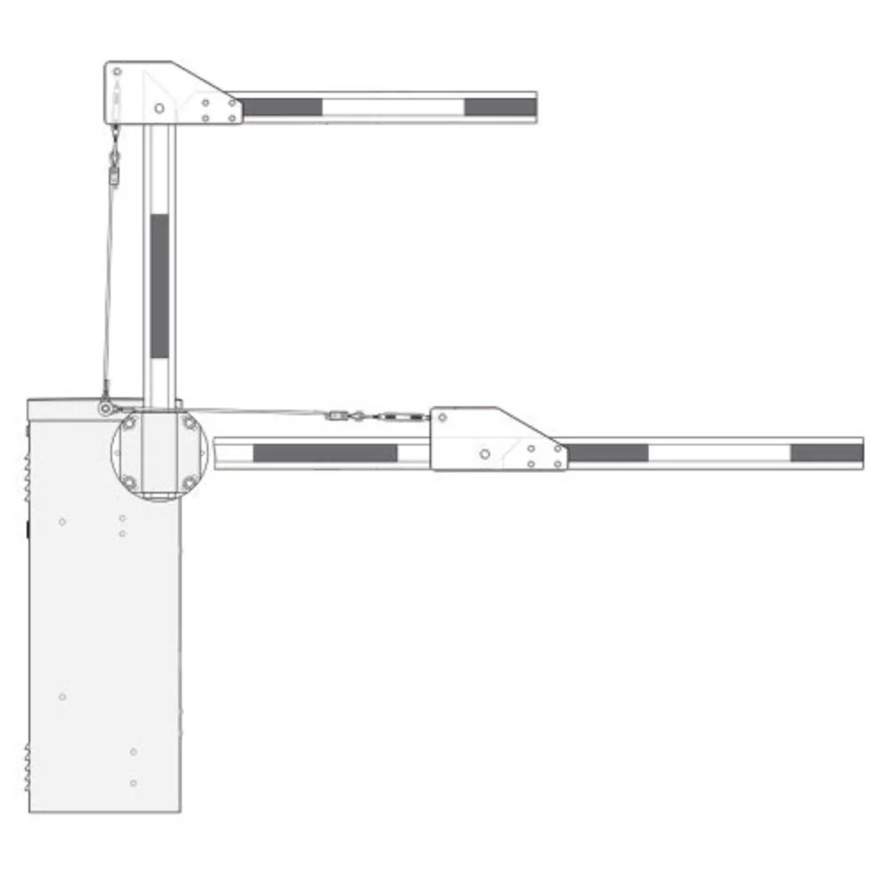 Doorking Folding Wood Arm Kit for 1601-080 Barrier Gate Operator | DKS-1601-384