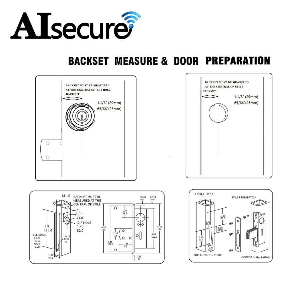 Easilok A5 Single-Lock Deadbolt & Silver | ESK-A5-DS-B25 - Image 3