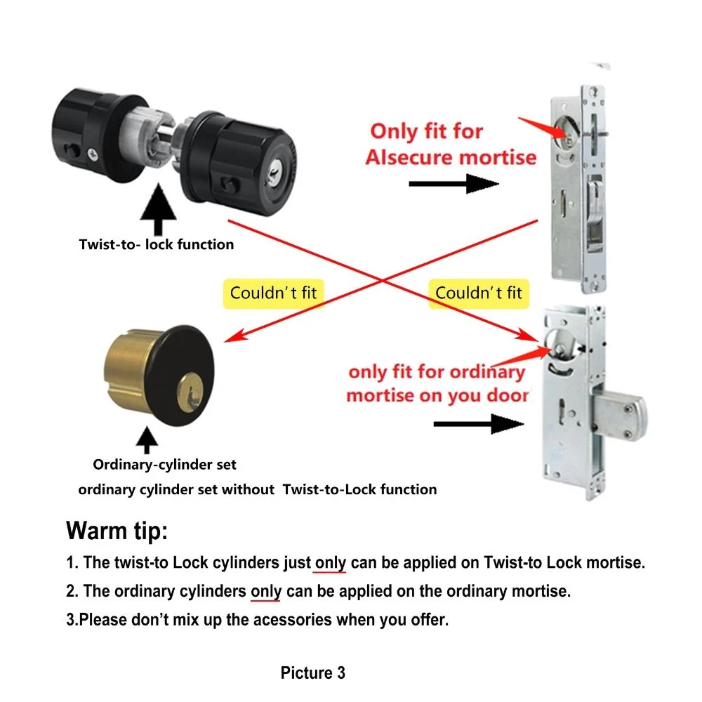 Easilok A5 Single-Lock Deadbolt & Silver | ESK-A5-DS-B25 - Image 4