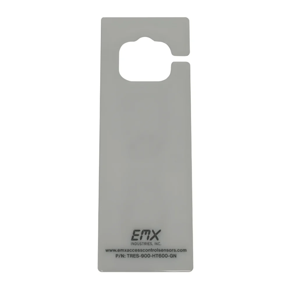 EMX K-TRES-900-HT600-GN-50 UHF RFID Hang Tag 2" x 6" - Small EMX Logo (Pack of 50) - Image 2