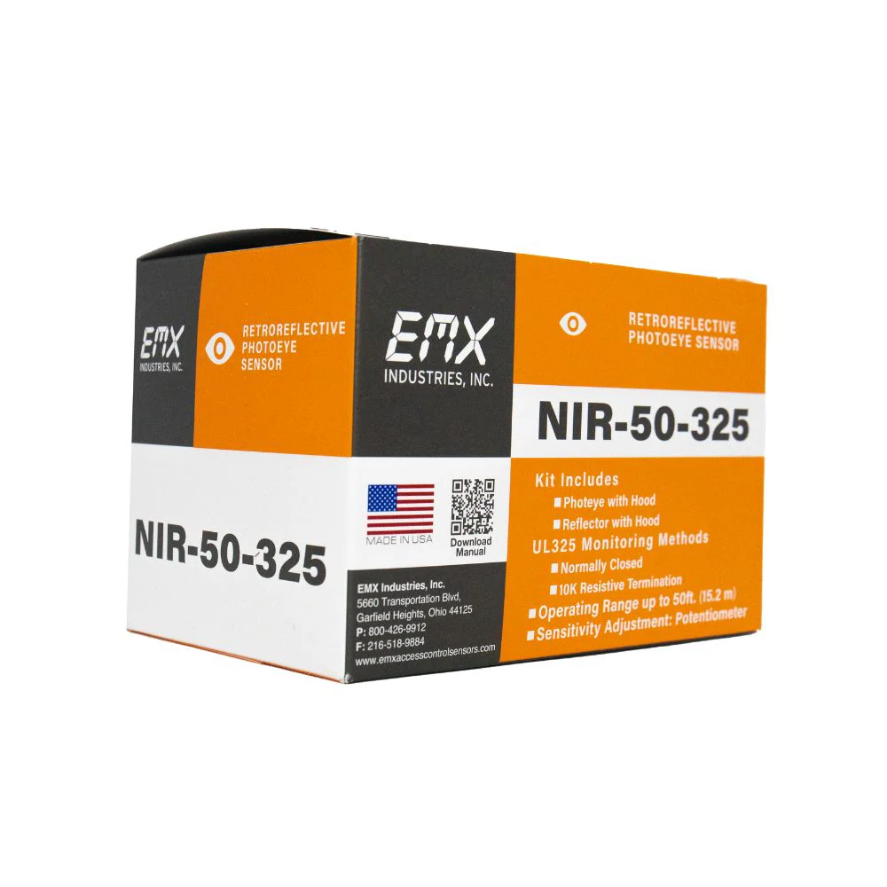 EMX UL325 Retroreflective Photoeye Kit | EMX-NIR-50-325-KIT - Image 6