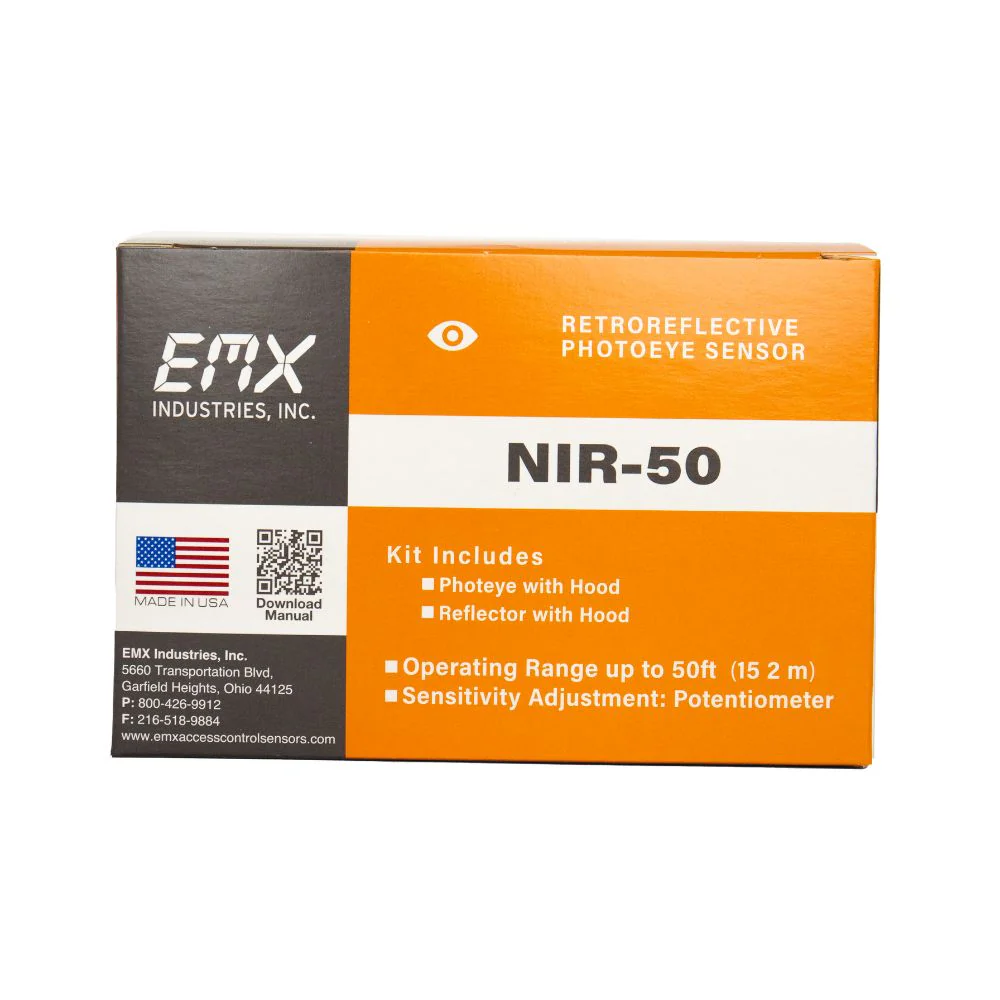 EMX NIR-50 Retroreflective Photoeye Kit | EMX-NIR-50-KIT - Image 4