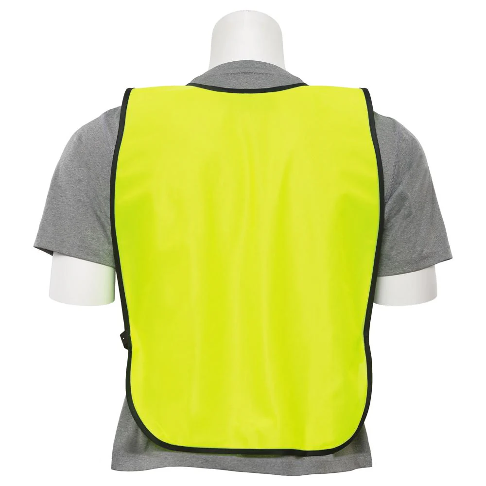 ERB Safety S19 Tight-Weave Non-ANSI Safety Vest (One-Size-Fits-Most), Hi-Viz Lime Pack of 24 | ERB-14098 - Image 4