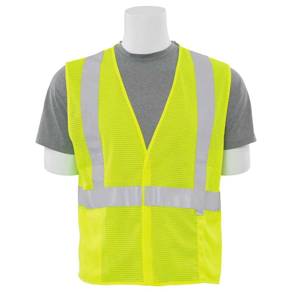 ERB Safety S15 Type R, Class 2 Mesh Safety Vest with 3M Reflective Material (Pack of 7)