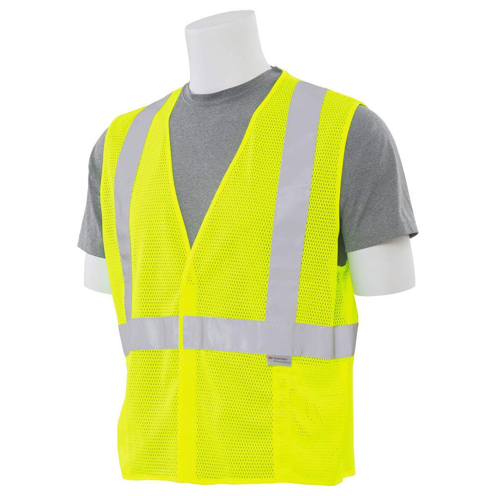 ERB Safety S15 Type R, Class 2 Mesh Safety Vest with 3M Reflective Material (Pack of 7) - Image 2