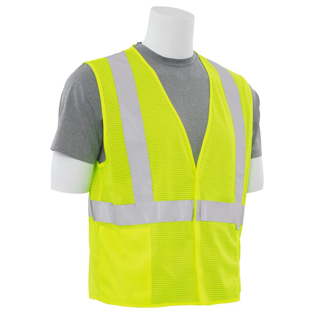 ERB Safety S15 Type R, Class 2 Mesh Safety Vest with 3M Reflective Material (Pack of 7) - Image 3