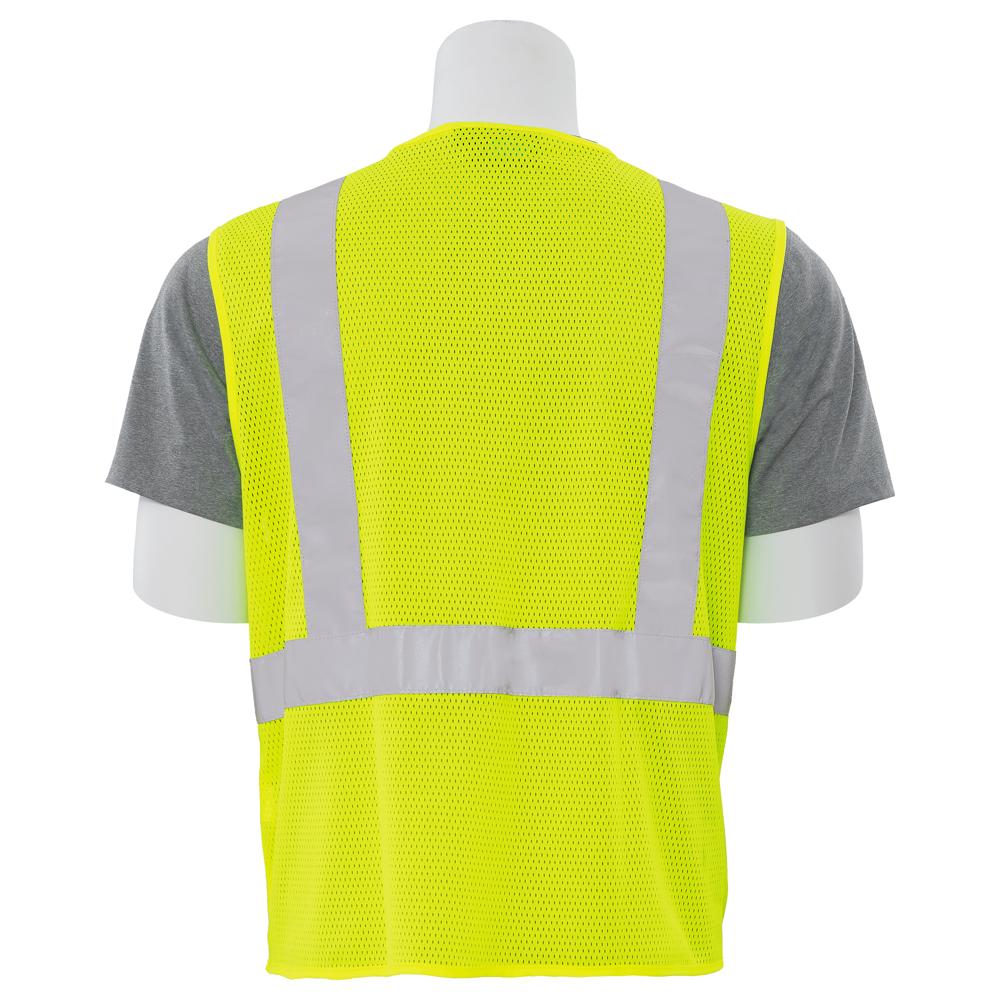 ERB Safety S15 Type R, Class 2 Mesh Safety Vest with 3M Reflective Material (Pack of 7) - Image 4
