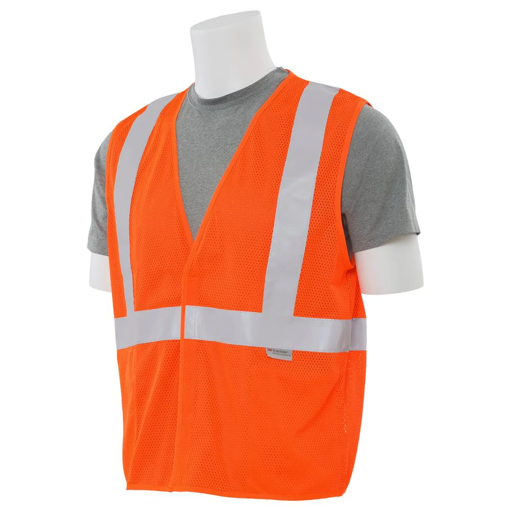 ERB Safety S15 Type R, Class 2 Mesh Safety Vest with 3M Reflective Material (Pack of 7) - Image 6