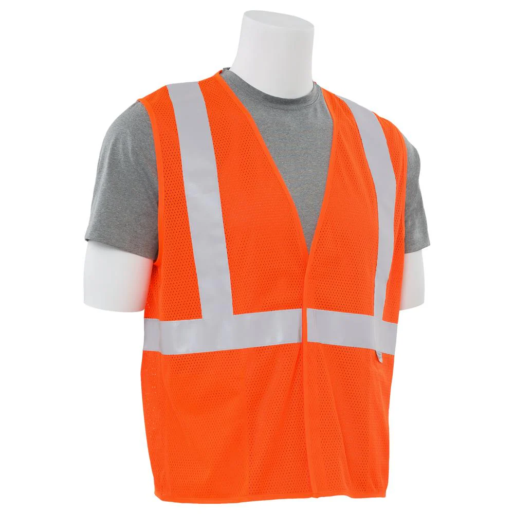 ERB Safety S15 Type R, Class 2 Mesh Safety Vest with 3M Reflective Material (Pack of 7) - Image 7