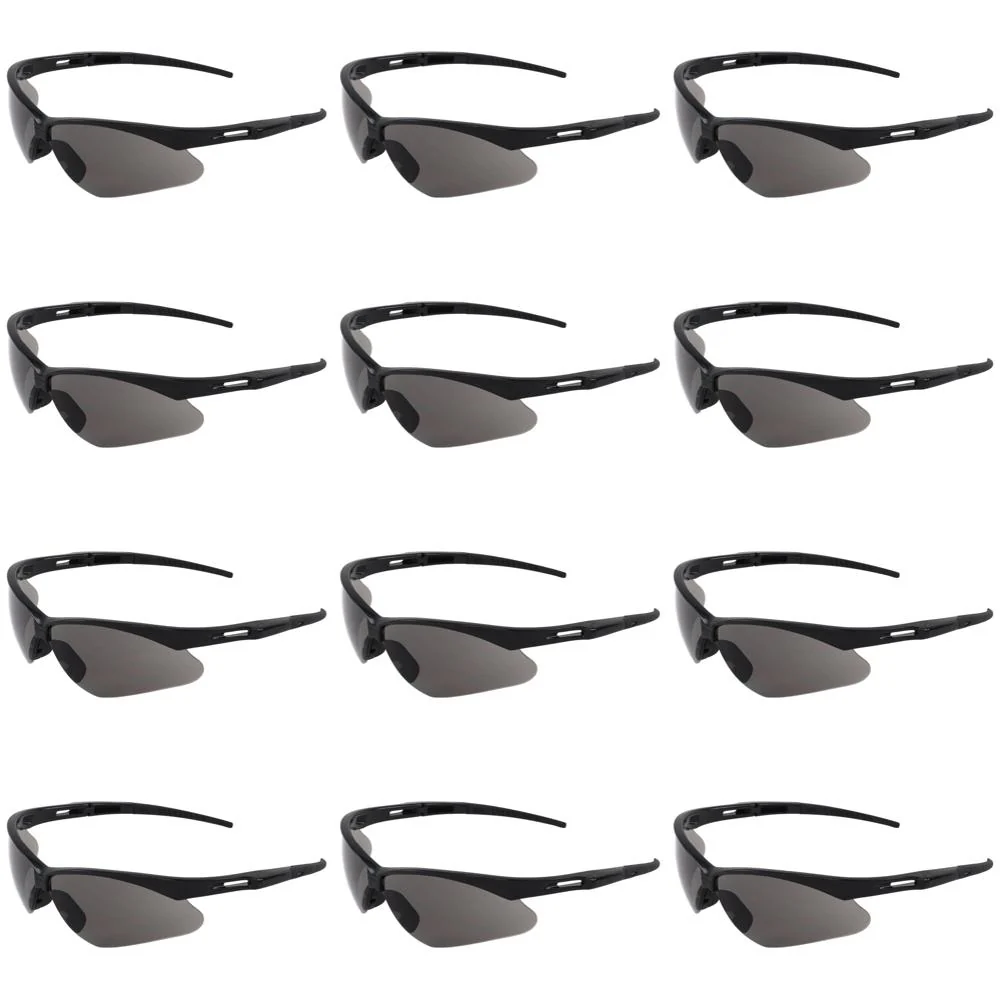 ERB Safety Octane Safety Glasses - Gray Lenses (Black Temples) Pack of 24 | ERB-15326 - Image 3