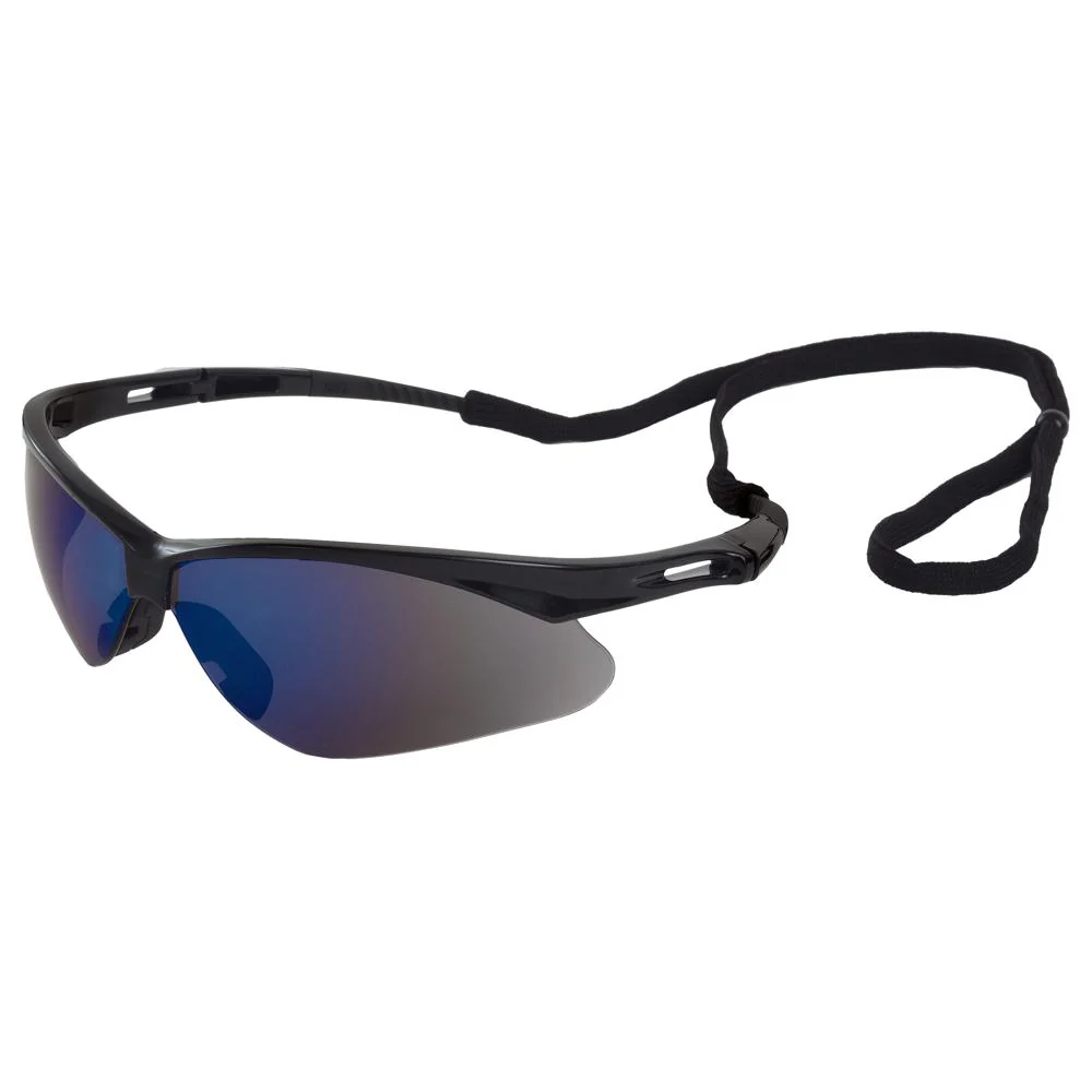 ERB Safety Octane Safety Glasses - Blue Mirror Lenses (Black Temples) Pack of 24 | ERB-15332 - Image 2