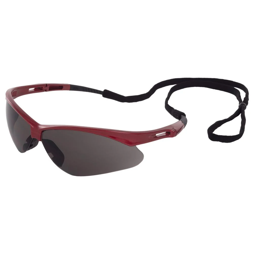 ERB Safety Octane Safety Glasses - Gray Lenses (Red Temples) Pack of 24 | ERB-15334 - Image 2