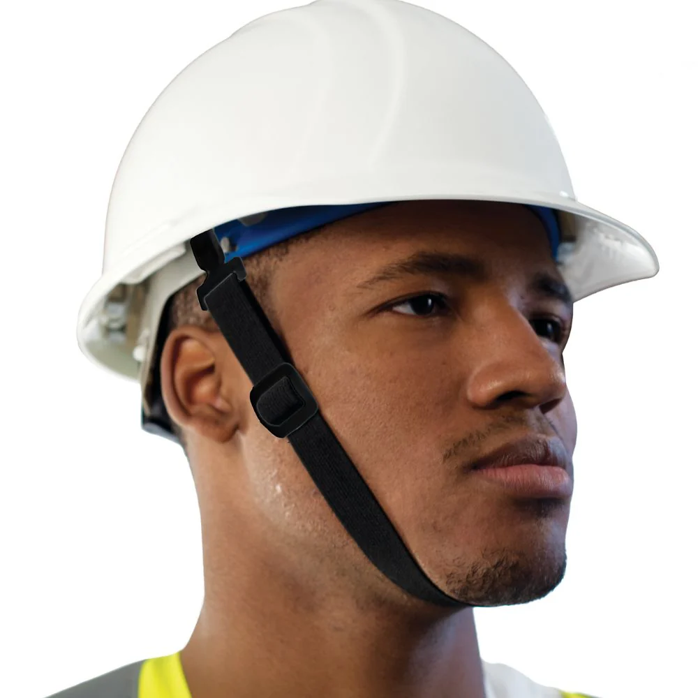 ERB Safety 1116 2-Point Chin Strap (Black) (Pack of 48) | ERB-19182