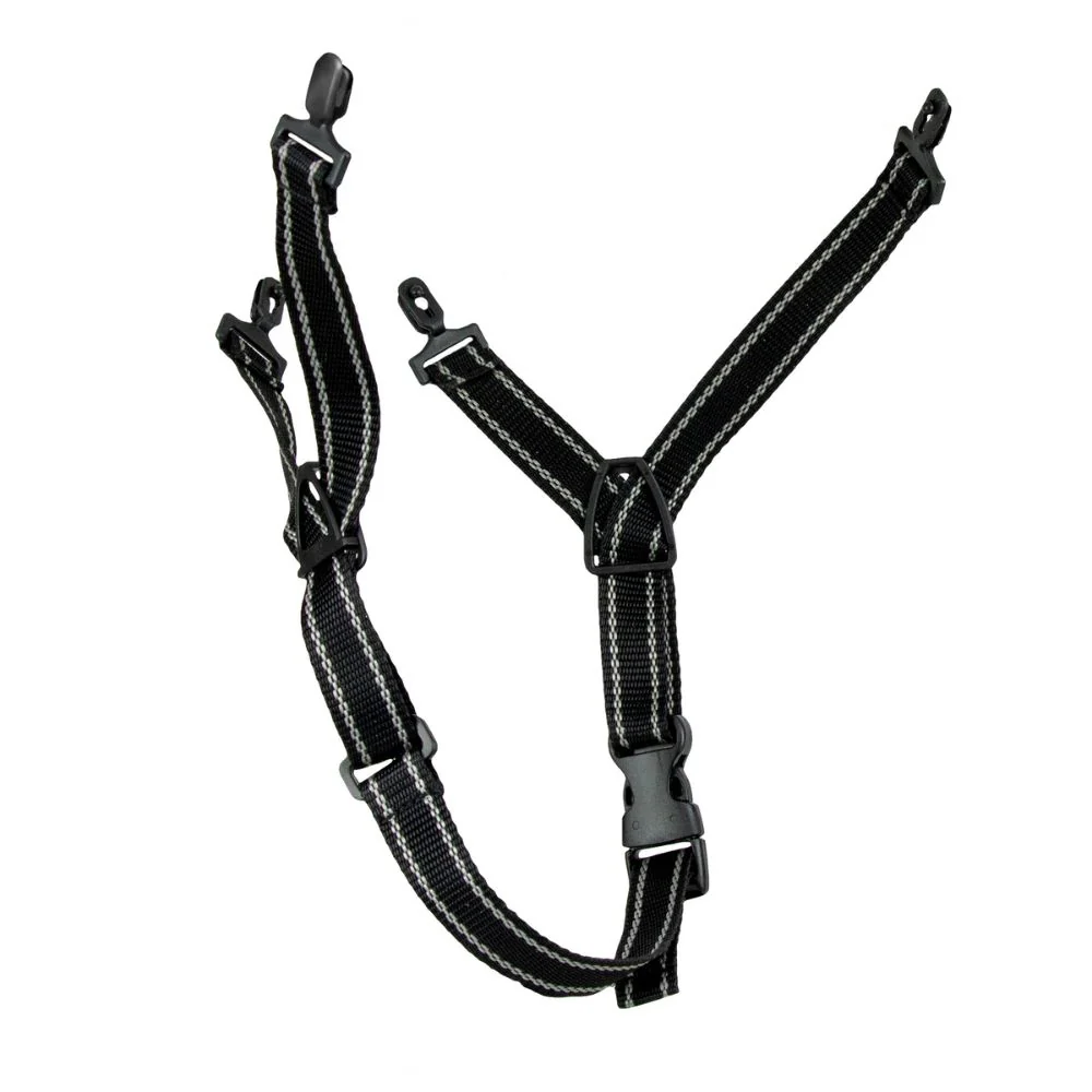 ERB Safety Premium 4-Point Chin Strap (Black) (Pack of 12) | ERB-19388