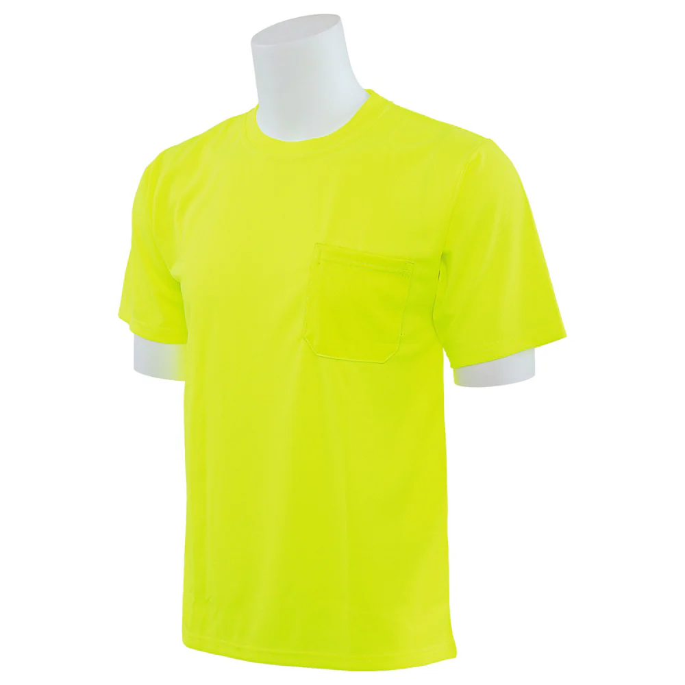 ERB Safety 9006 Non-Ansi Birdseye Mesh Short SLV T-Shirt Pack of 12 - Image 2