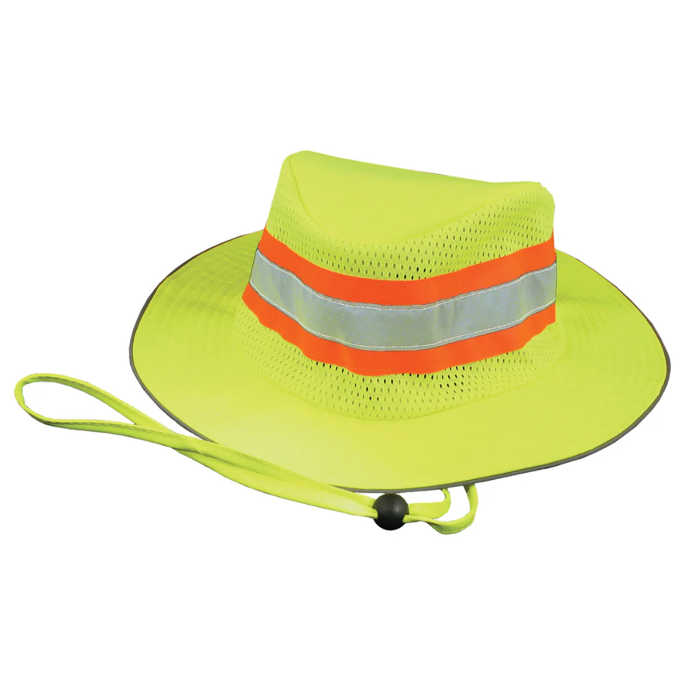 ERB Safety S230 Boonie Hat (Hi-Viz Lime) Pack of 12 | ERB-61587