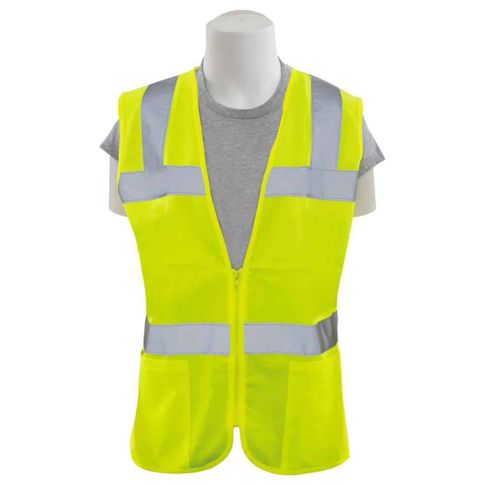 ERB Safety S720 Class 2 Women S Fitter Vest (Hi-Viz Lime) Pack of 12