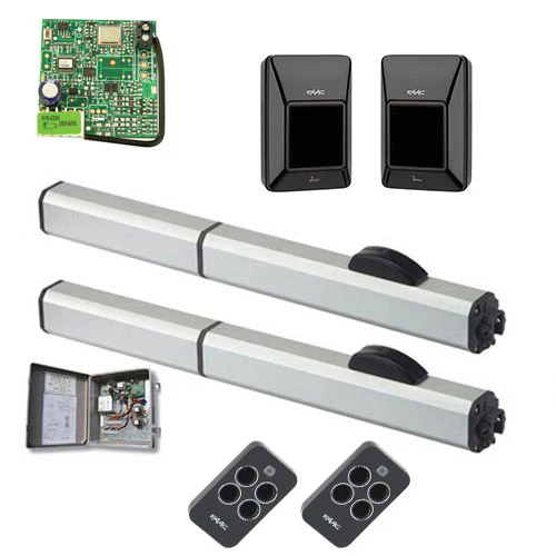 FAAC 400 Dual Swing Gate Opener CBAC EG Long Basic Kit